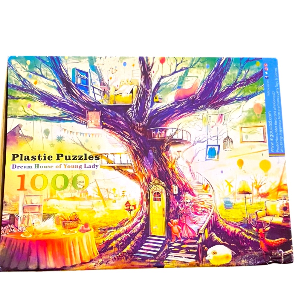 Beautiful Art Puzzle -  Dream Fantasy House - No Electronics & Fun For All Ages